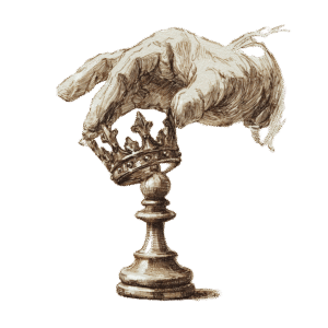 Ein Ventrue krönt eine Schachfigur Ein Ventrue krönt eine Schachfigur